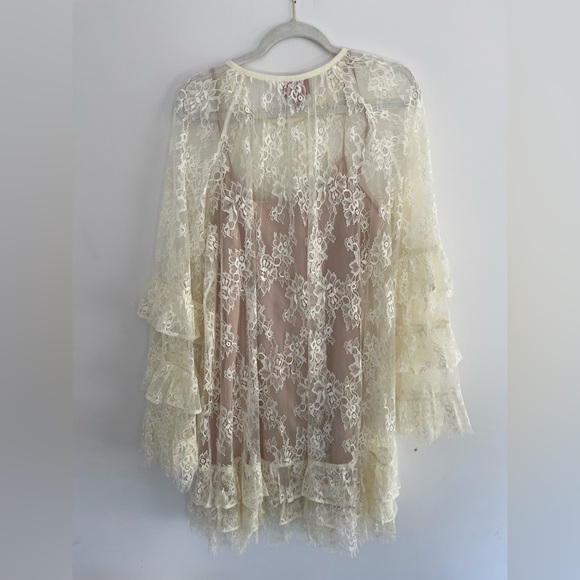NWOT Show Me Your Mumu Joelle Lace Mini Dress size XL with slip - Picture 7 of 9